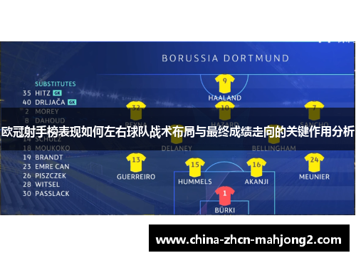 欧冠射手榜表现如何左右球队战术布局与最终成绩走向的关键作用分析