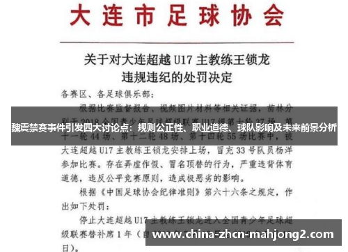 魏震禁赛事件引发四大讨论点：规则公正性、职业道德、球队影响及未来前景分析